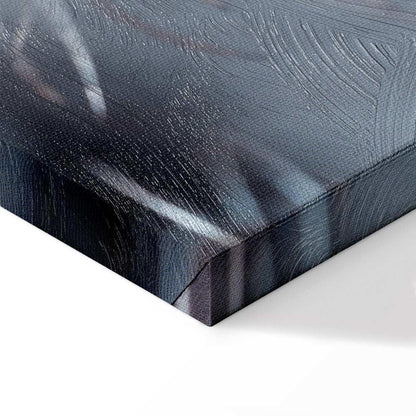 Leinwandbild - Plant in Blues (1 Part) Vertical