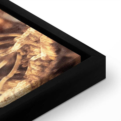 Leinwandbild - Golden Cone (1 Part) Vertical