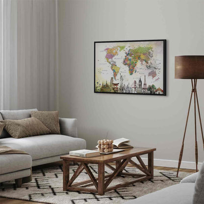 Leinwandbild - Wonders of the World (1 Part) Wide