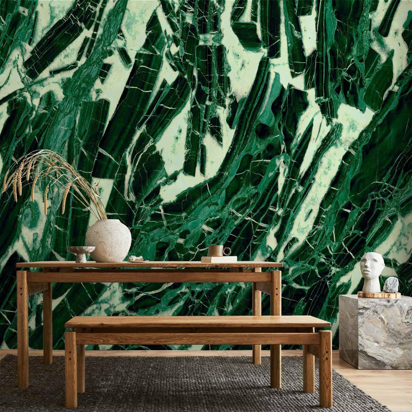 Fototapete - Emerald Marble Artgeist