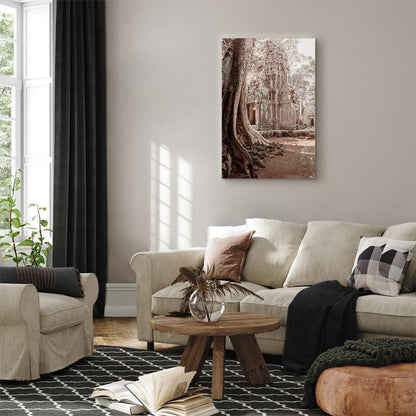 Leinwandbild - Ruins of Angkor (1 Part) Vertical