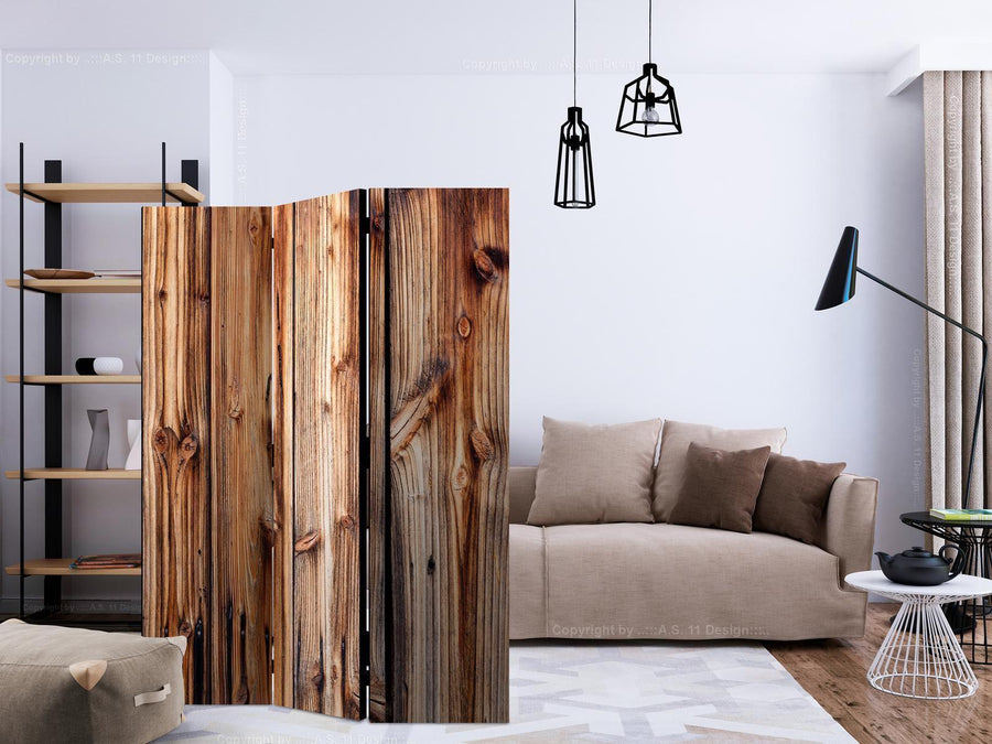 Paravent - Wooden Chamber Artgeist