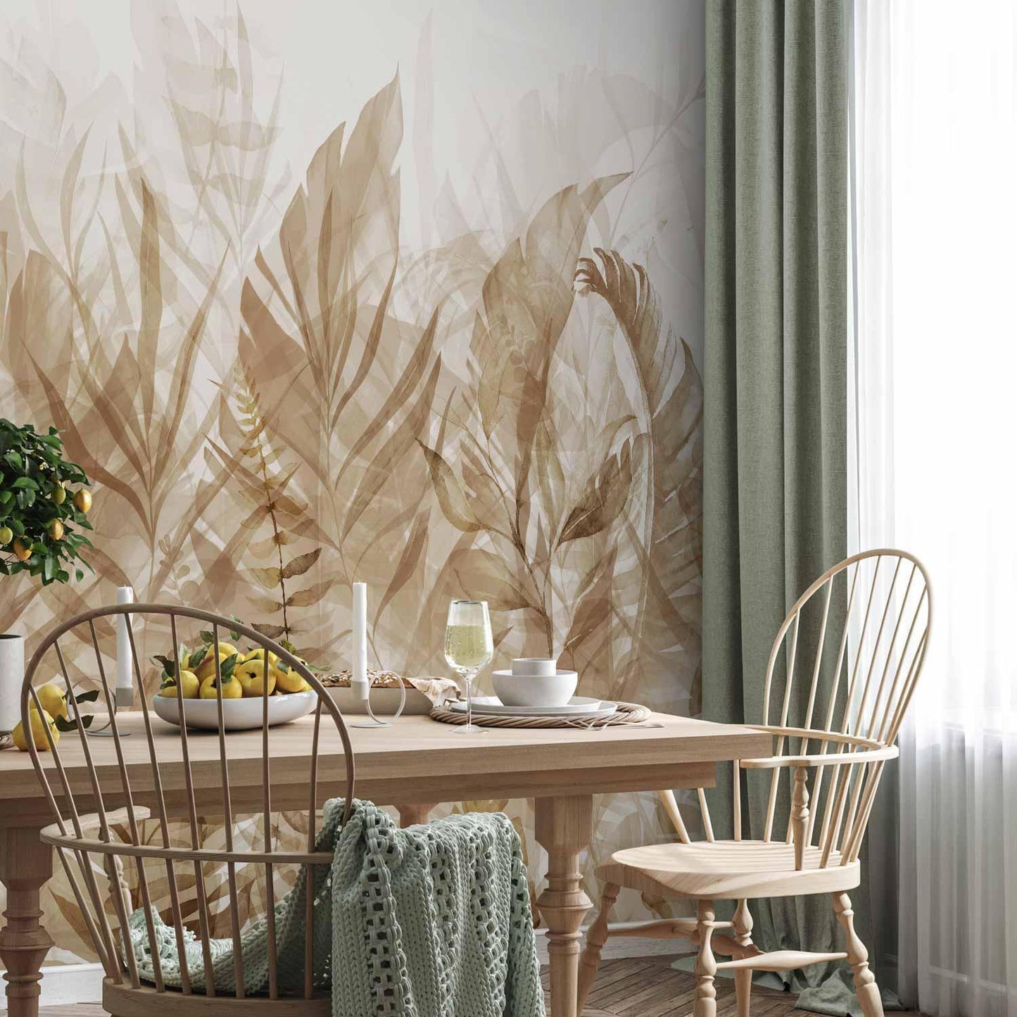 Fototapete - Magic Grove (Brown)