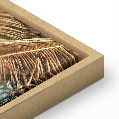 Leinwandbild - Palm Umbrella (1 Part) Vertical