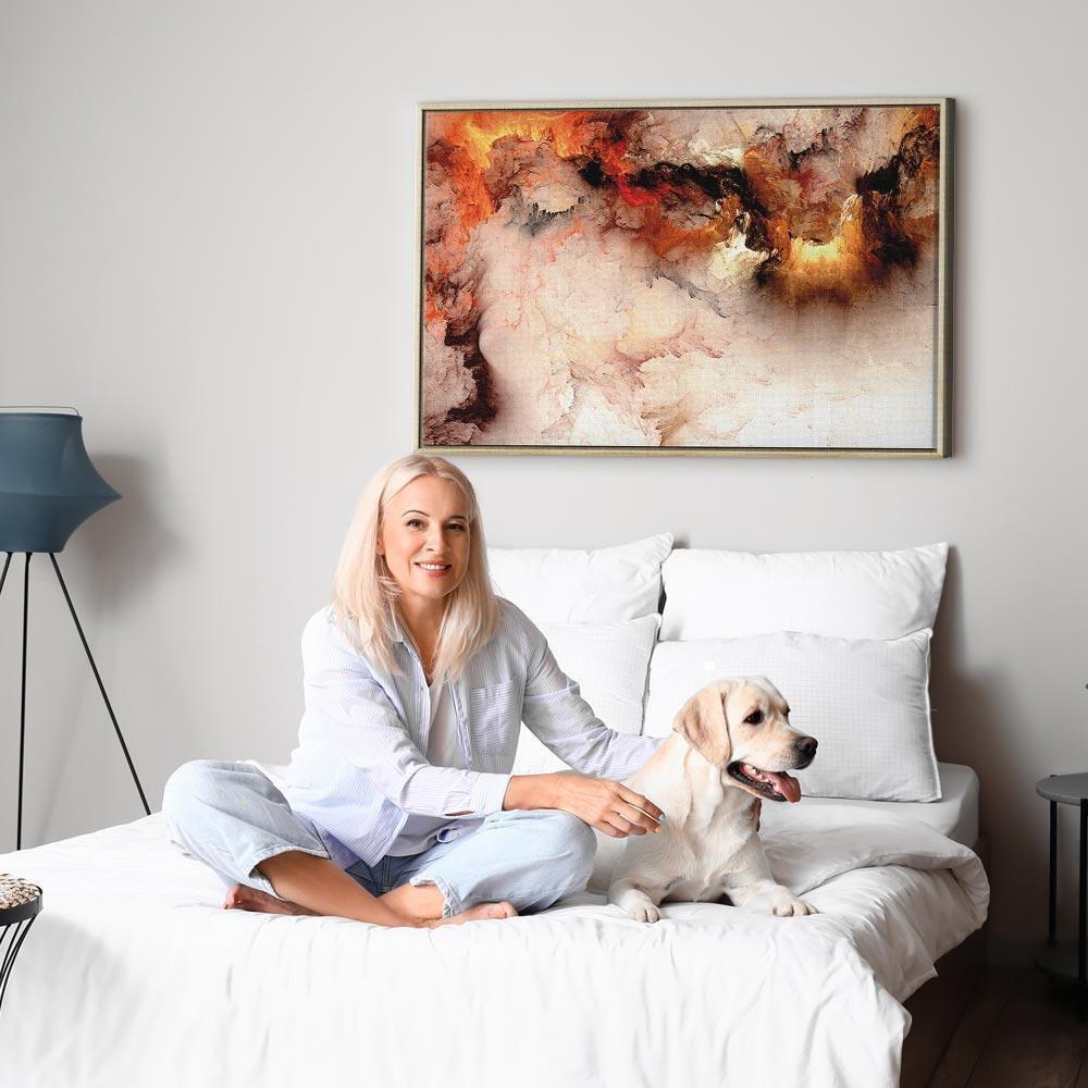 Leinwandbild - Volcanic Abstraction (1 Part) Wide