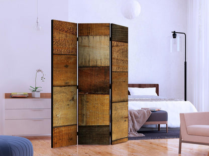 Paravent - Wooden Textures Artgeist