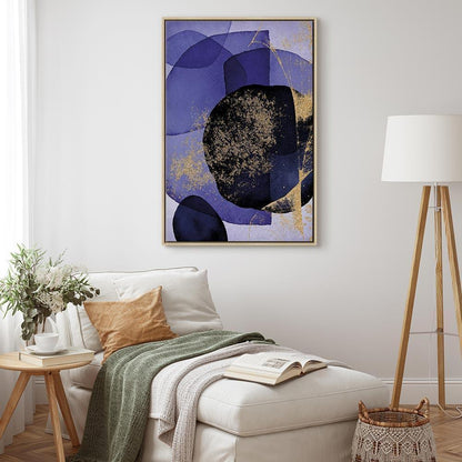 Leinwandbild - Purple Kaleidoscope (1 Part) Vertical