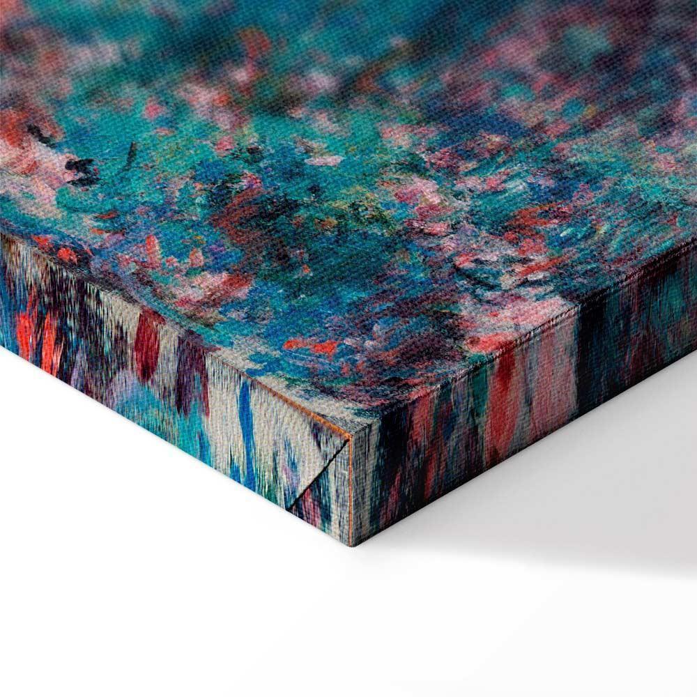 Leinwandbild - Claude Monet – La maison de l'artiste vue du jardin aux roses