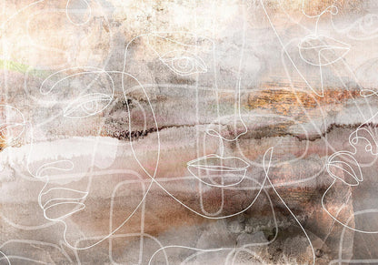 Fototapete - Penetrating Faces Artgeist