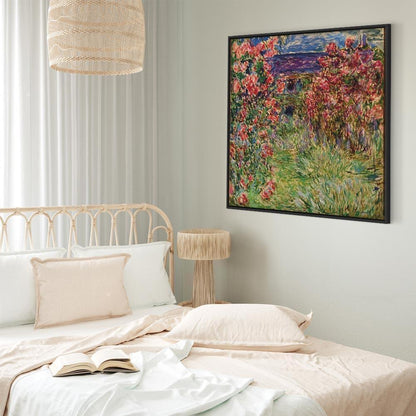 Leinwandbild - Claude Monet – La maison dans les roses
