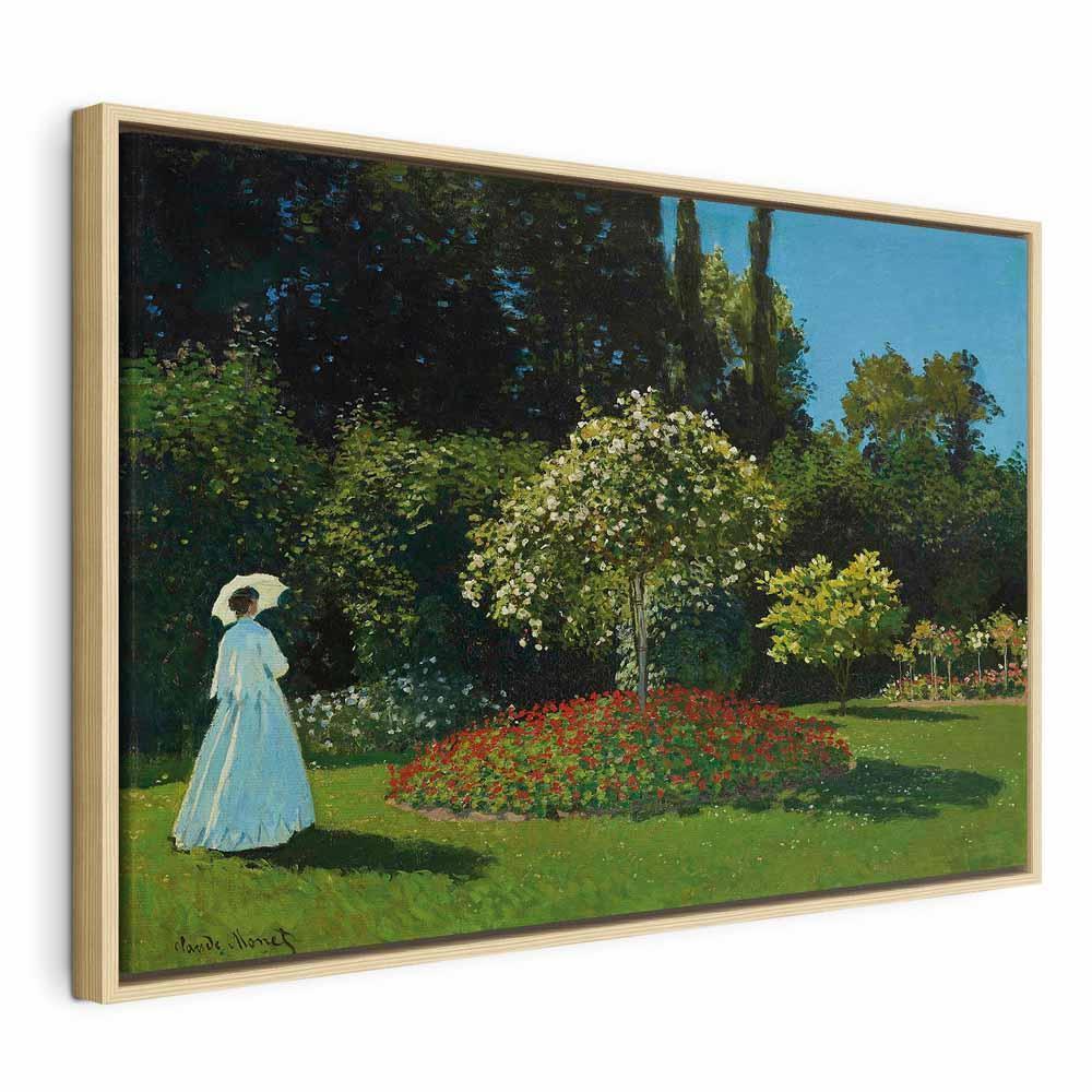 Leinwandbild - Claude Monet – Woman in the Garden