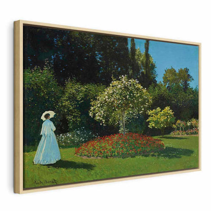 Leinwandbild - Claude Monet – Woman in the Garden