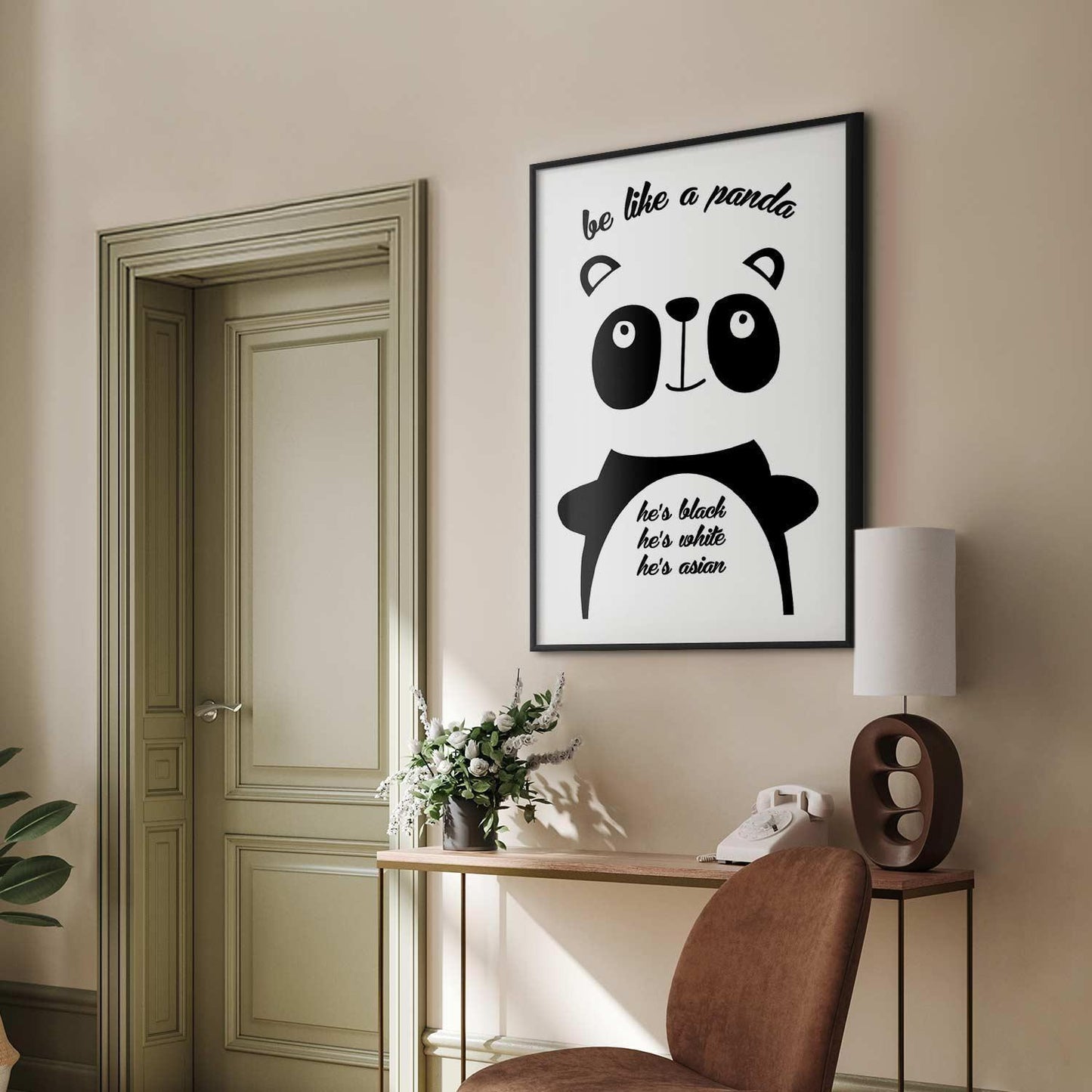 Poster - Be Like a Panda Artgeist