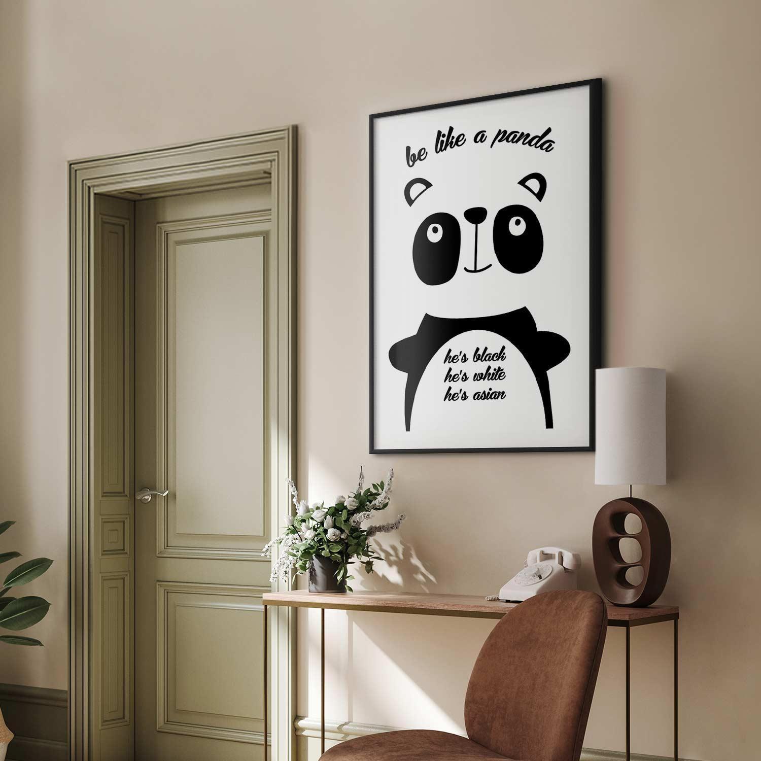 Poster - Be Like a Panda Artgeist