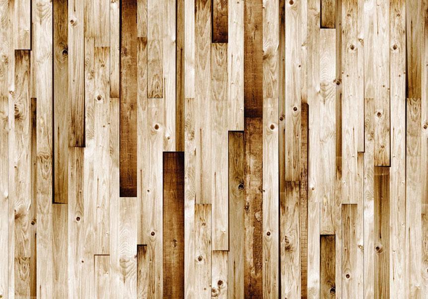Tapete in Holzoptik für gemütliches Ambiente