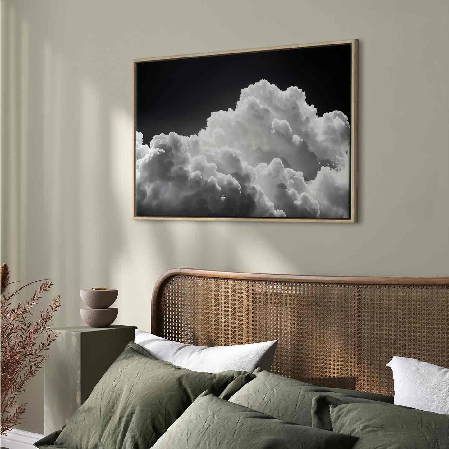 Leinwandbild - Discover the Endless Play of Sunlight – Clouds and Shadows in the Sky Artgeist