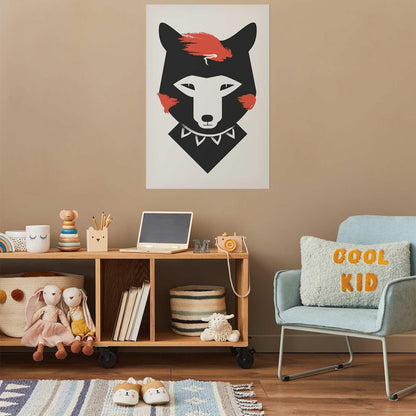 Poster Höflicher Fuchs – Stilvoll & charmant illustriert