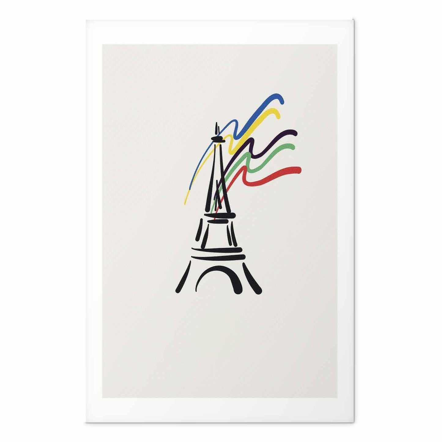 Poster - Eiffel Tower and Colors