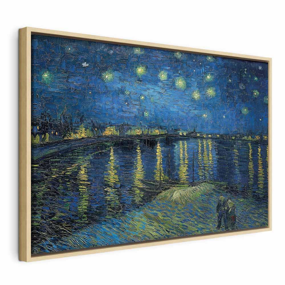Leinwandbild - Vincent van Gogh – Starry Night Over the Rhône