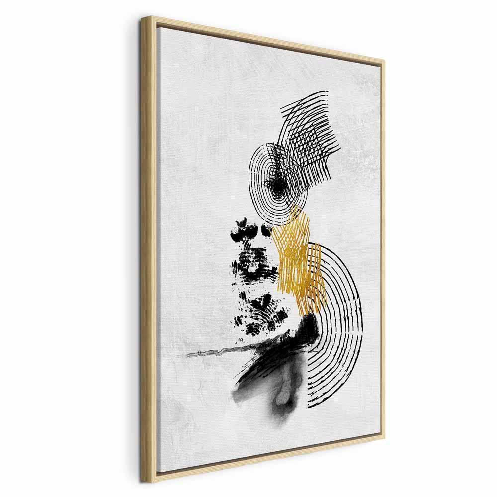 Leinwandbild - Landscape With the Sun (1 Part) Vertical