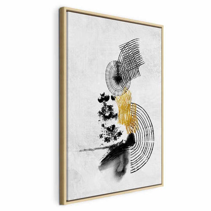 Leinwandbild - Landscape With the Sun (1 Part) Vertical