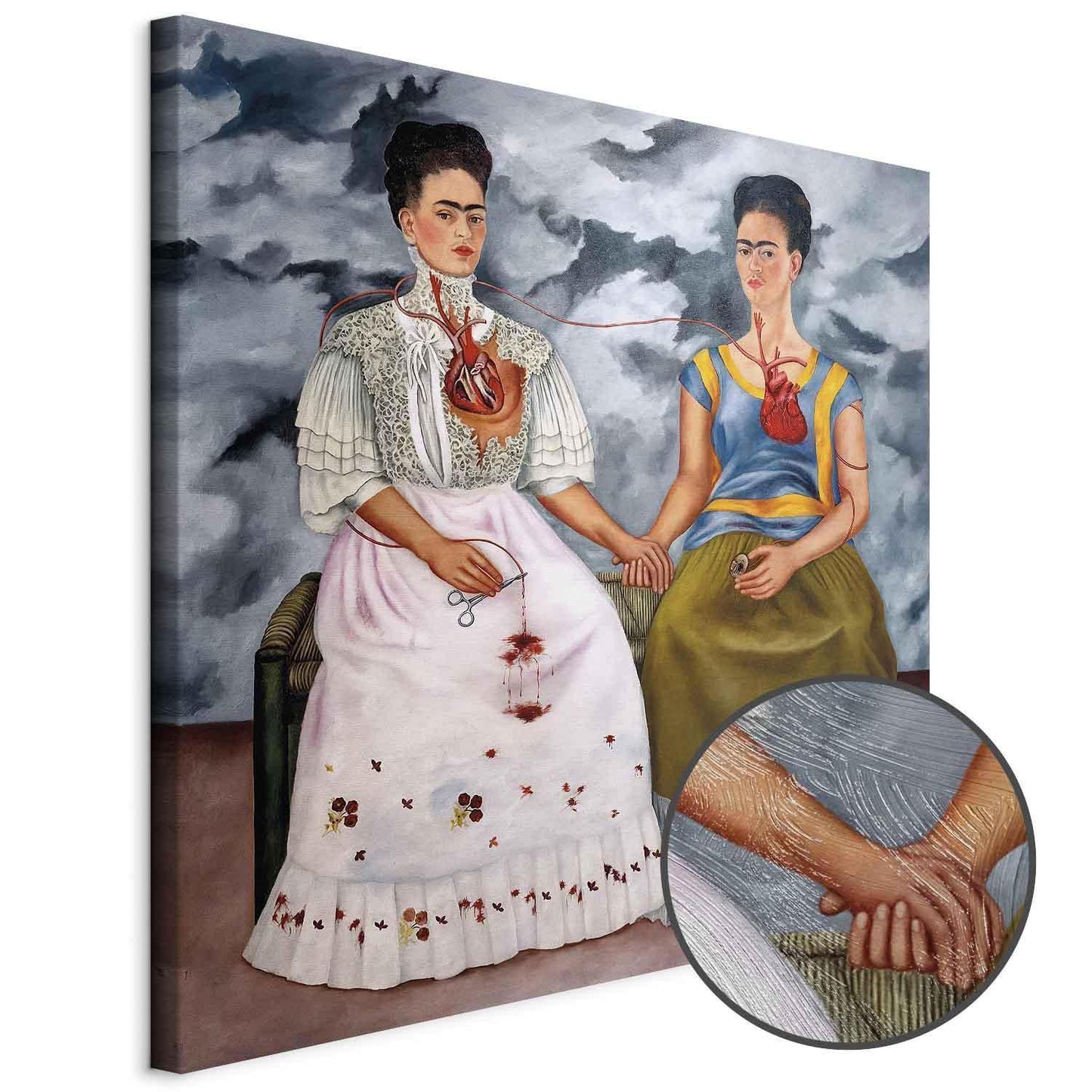 Leinwandbild - Frida Kahlo – The Two Fridas