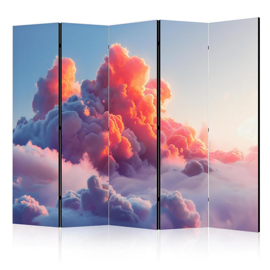 Paravent - Twilight Spectacle: Clouds in Shades of Pink and Purple Artgeist