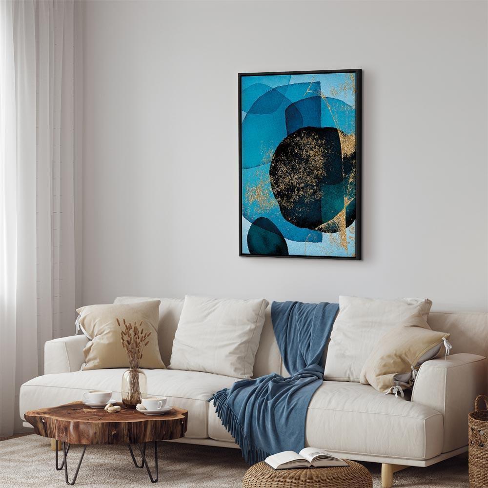 Leinwandbild - Ocean Kaleidoscope (1 Part) Vertical