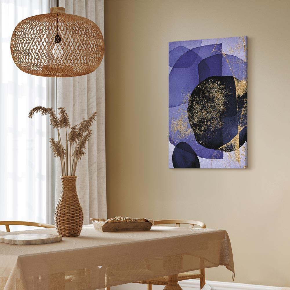 Leinwandbild - Purple Kaleidoscope (1 Part) Vertical