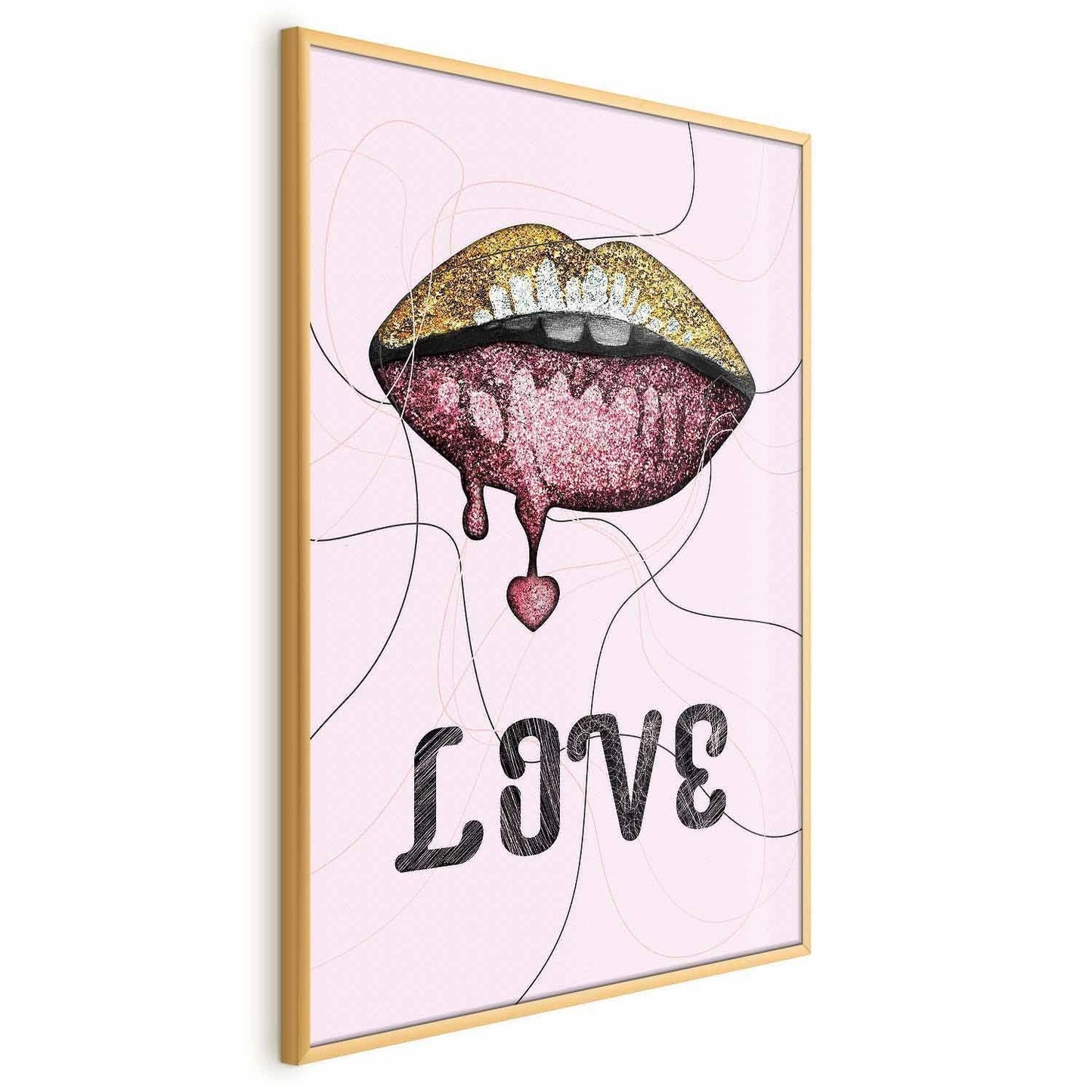 Poster - Fluid Lips Artgeist