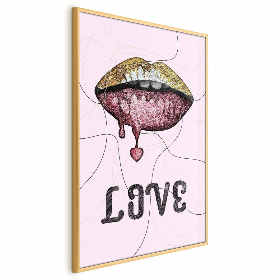 Poster - Fluid Lips Artgeist