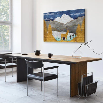 Leinwandbild - Golden Land (1 Part) Wide