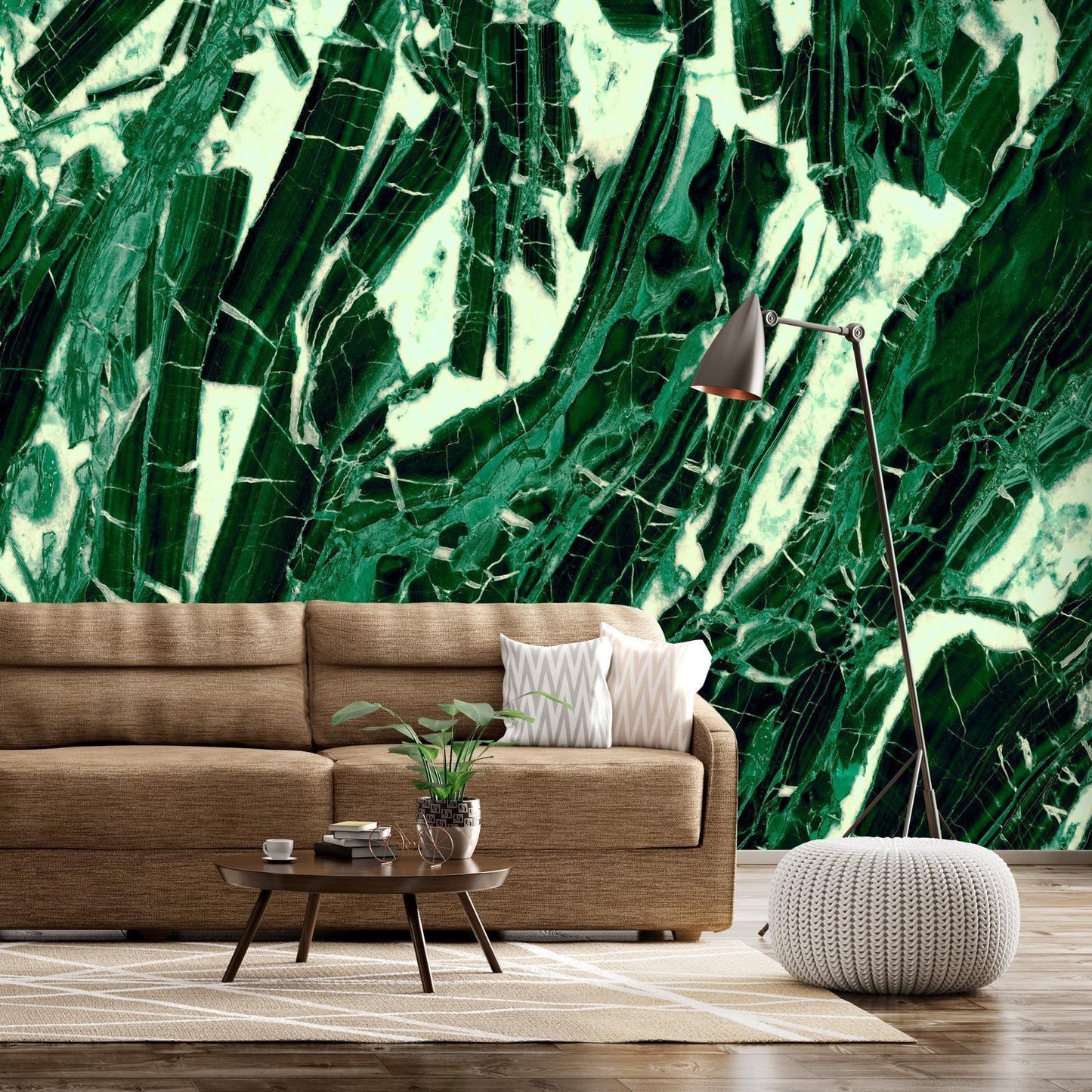 Fototapete - Emerald Marble Artgeist
