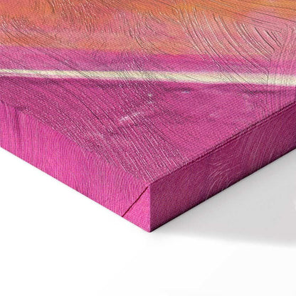 Leinwandbild - Energetic Shapes - Dynamic Oil Paint Composition on Canvas