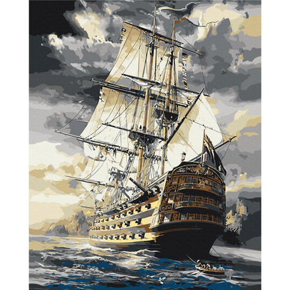 Malen nach Zahlen - Frigate