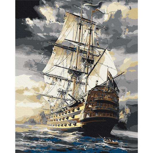 Malen nach Zahlen - Frigate