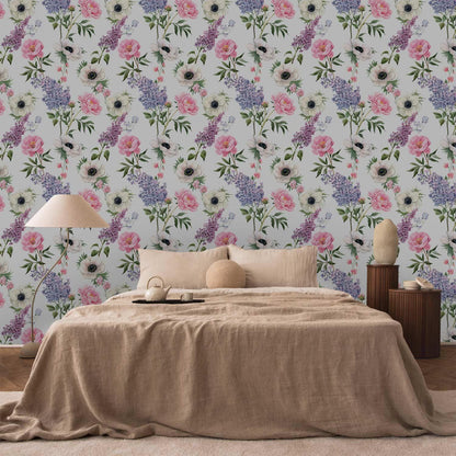 Tapete - Roses and Lilacs