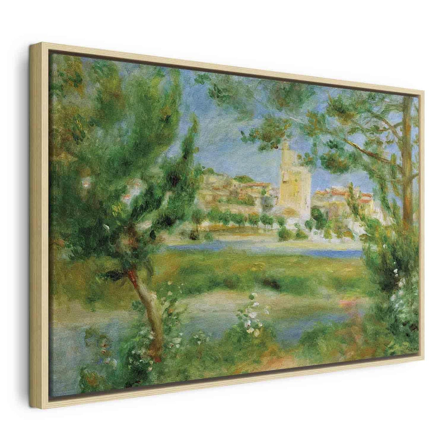 Leinwandbild - Villeneuveles-Avignon (Pierre-Auguste Renoir) Artgeist