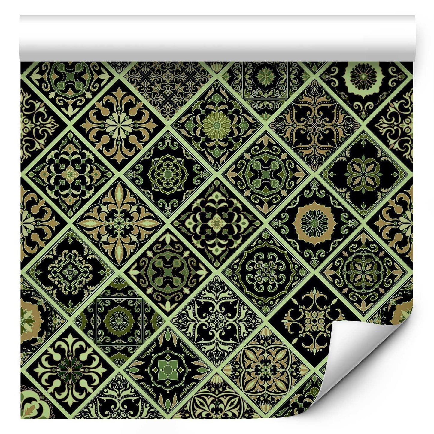 Tapete - Olive Mosaic Artgeist