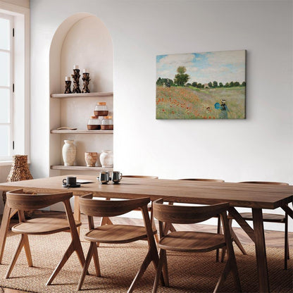 Leinwandbild - Claude Monet – Poppy Field near Argenteuil