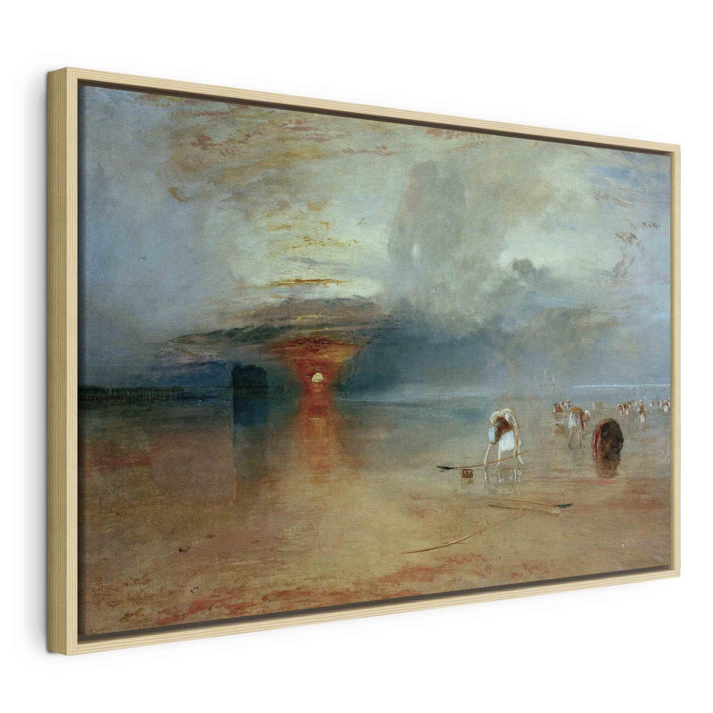 Leinwandbild - Calais Beach, Low Tide Artgeist
