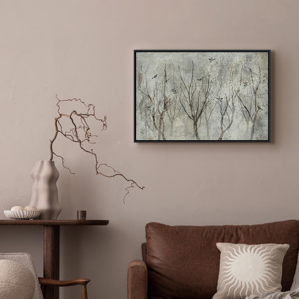 Leinwandbild - Singing in the Forest (1 Part) Wide