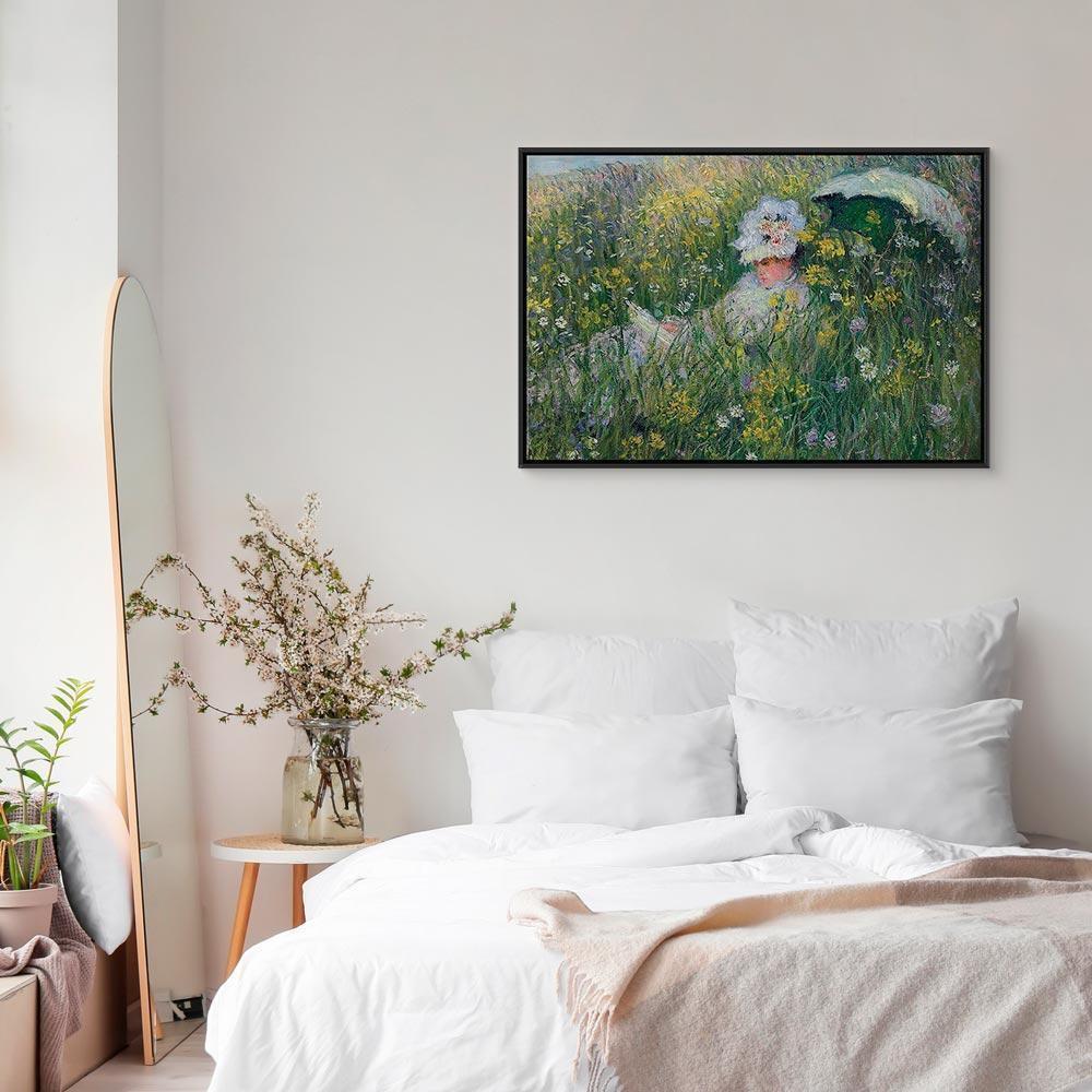 Leinwandbild - Claude Monet – In the Meadow