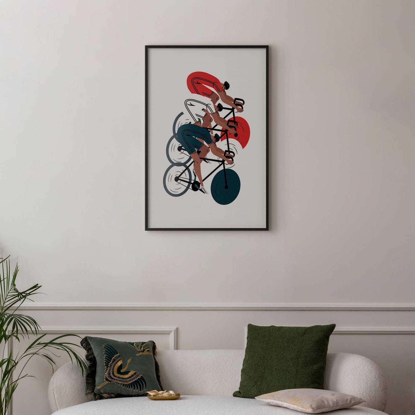 Poster - Olympics - Cycling Race