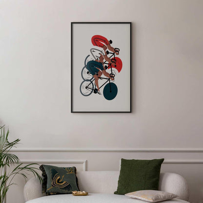 Poster - Olympics - Cycling Race