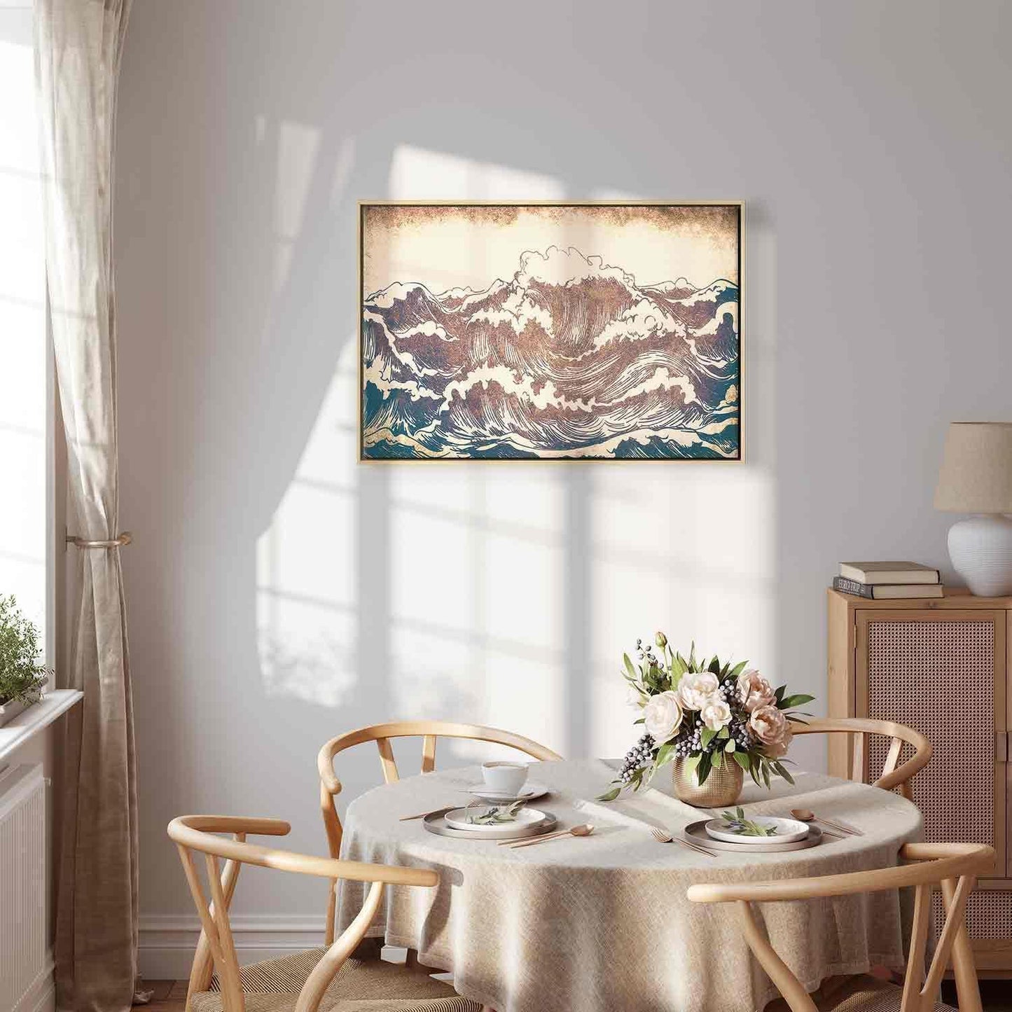 Leinwandbild - Giant waves