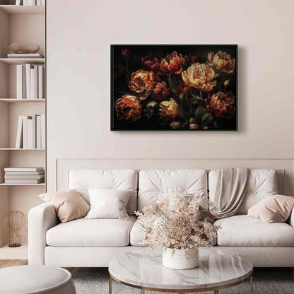 Leinwandbild - Blooming tulips