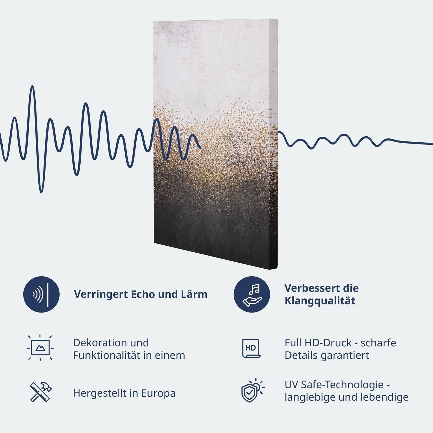 Leinwandbild - Violet Ringtones (1 Part) Vertical
