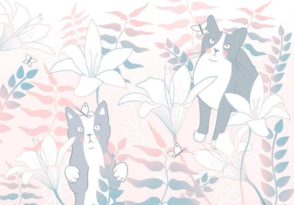 Fototapete - Cat Matters – Stilvolle Wandgestaltung mit Katzenmotiv für Katzenliebhaber 