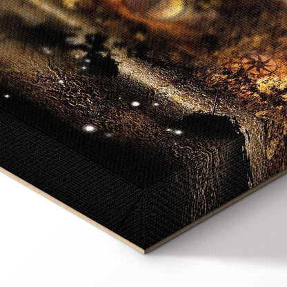 Leinwandbild - World at Night